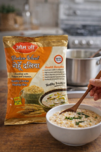 JeeOmJee Broken Wheat (Gehun Daliya) 500g