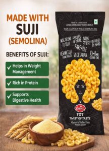 Macroni durum wheat semolina (suji) 500g